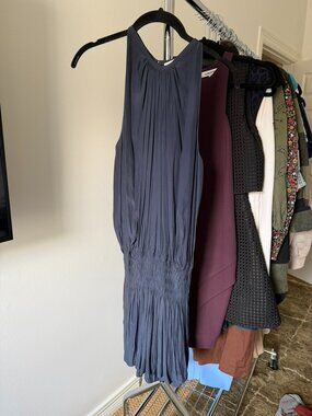 Ramy Brook Navy Halter Dress